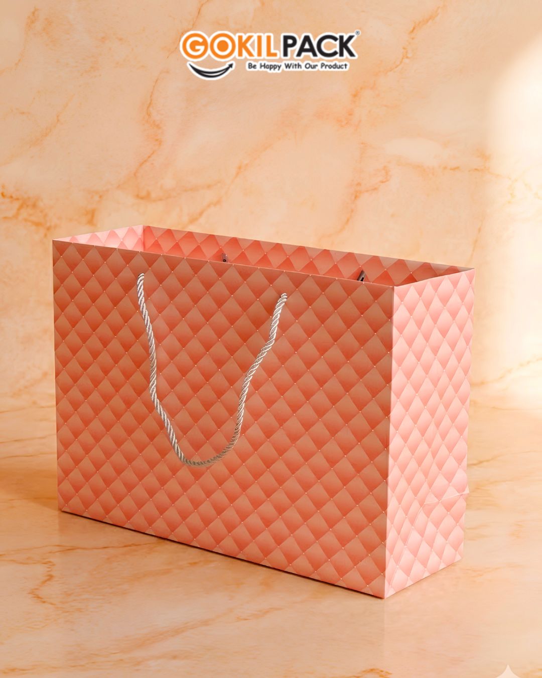 Paper bag orange