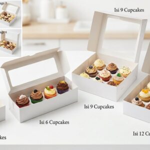 Inner Cupcake / Partisi Cupcake Hologram Warna /CUPCAKE/SR-B