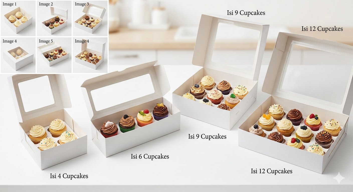 Inner Cupcake / Partisi Cupcake Hologram Warna /CUPCAKE/SR-B