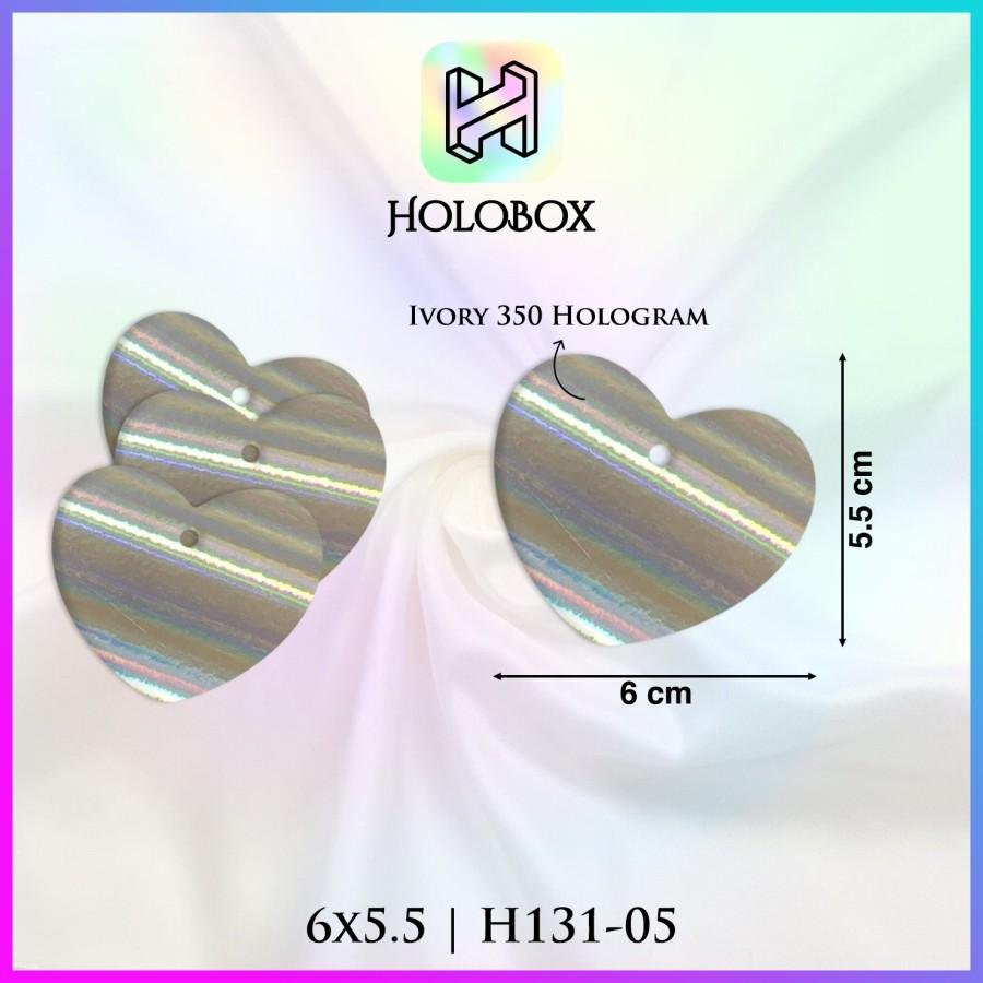 Hangtag Hologram|Polos|Murah|Kartu Ucapan|Hiasan|Label|Aksesoris|H131 - Image 3