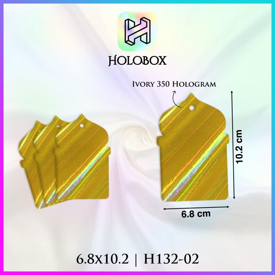 Hangtag Hologram|Polos|Murah|Kartu Ucapan|Hiasan|Label|Aksesoris|H131 - Image 4