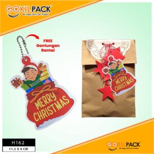Hangtag Natal|Hangtag Merry Christmas|Hangtag Murah|Hangtag H162