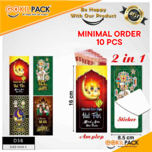 Angpao Lebaran|Angpao Idul Fitri|Amplop Uang|Amplop Lebaran|D38