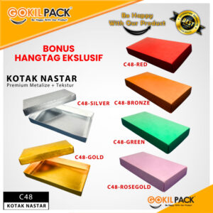 Box Coklat / Kotak Kue Nastar Mika/ Box Kado Hampers / BoxHologram Souvenir/ C48