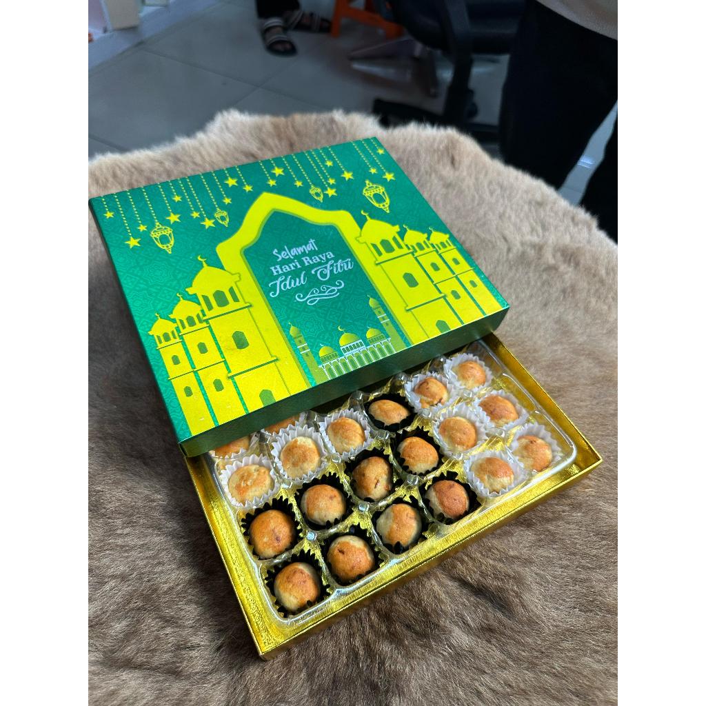Box Coklat Kotak Nastar Mika Sekat Dus Lebaran Murah - B83 - Image 5
