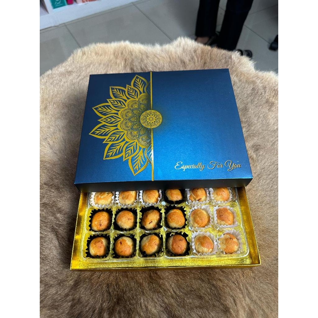 Box Coklat Kotak Nastar Mika Sekat Dus Lebaran Murah - B83 - Image 6
