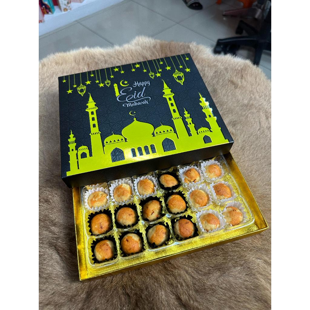 Box Coklat Kotak Nastar Mika Sekat Dus Lebaran Murah - B83 - Image 7