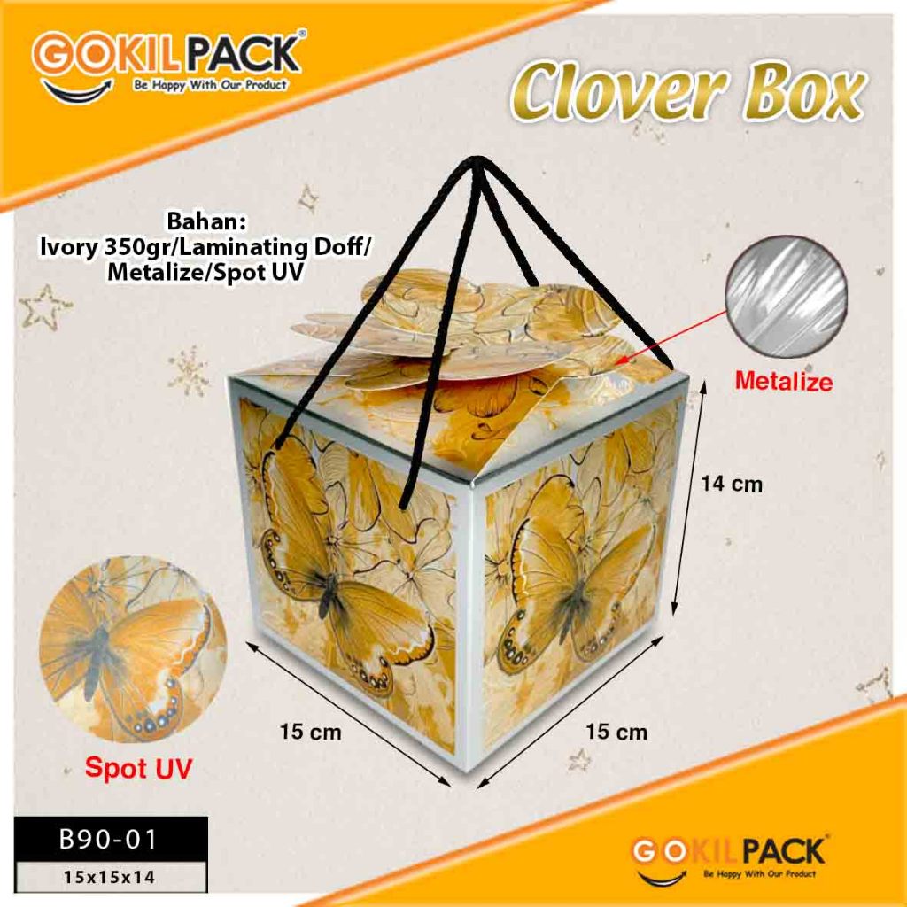 Box Hamper Kotak Lebaran Idul Fitri Dus Packaging Hologram - B88 - Image 7