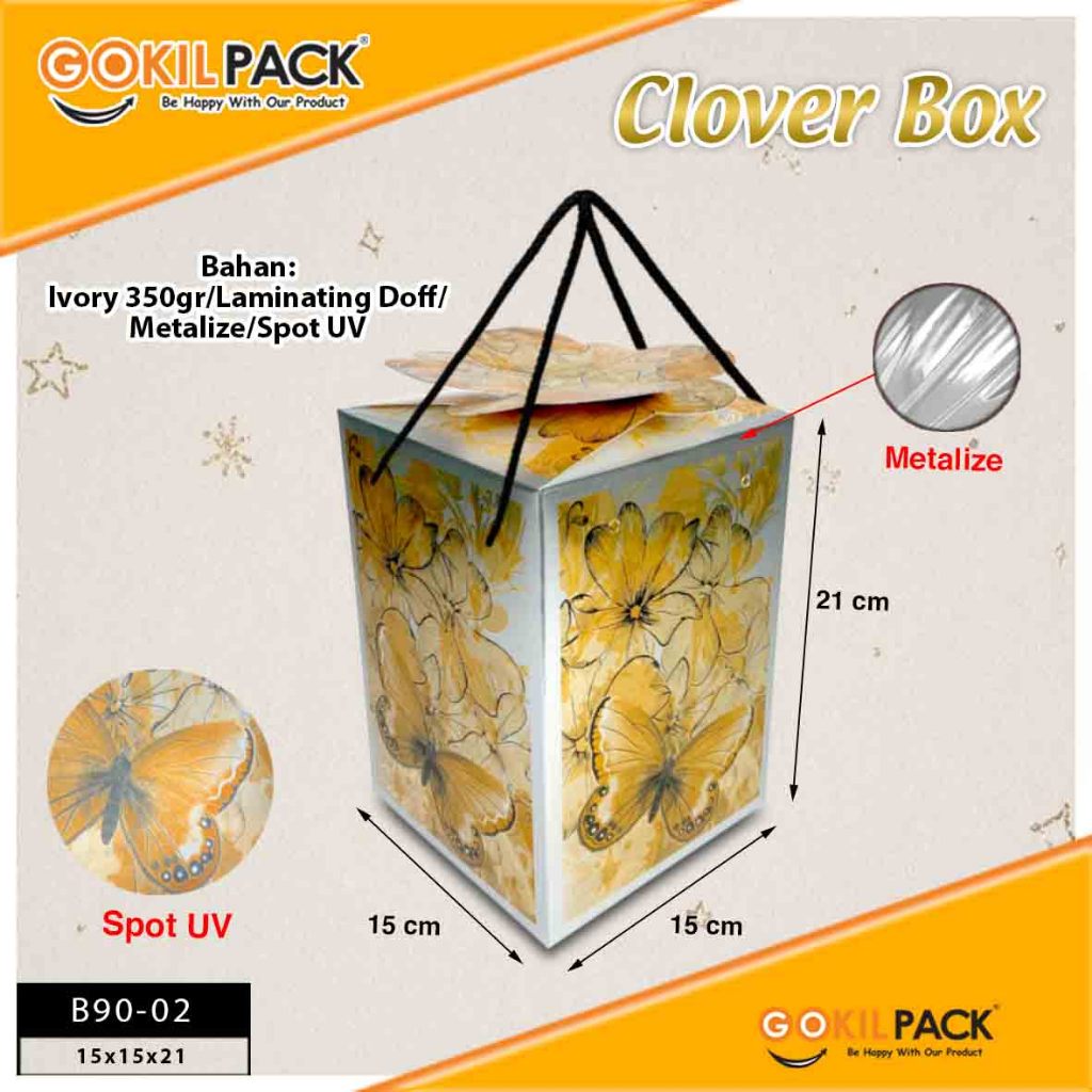 Box Hamper Kotak Lebaran Idul Fitri Dus Packaging Hologram - B88 - Image 8
