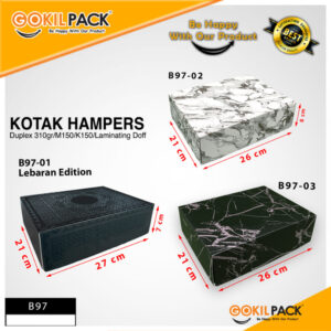 Box Hampers - Kotak Kado - Gift box Premium - Dus Packaging - B97
