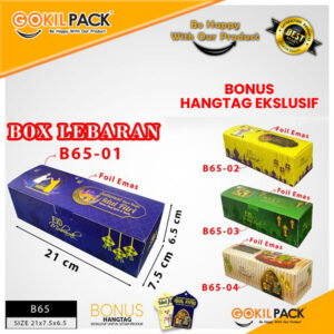 Box Hampers Idul Fitri - Dus Lebaran - Packaging Kue - B65