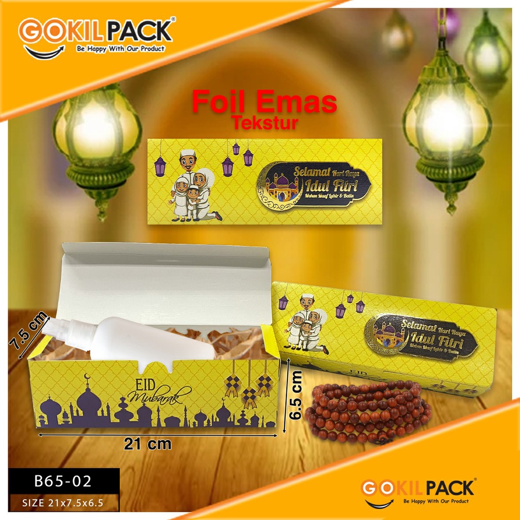 Box Hampers Idul Fitri - Dus Lebaran - Packaging Kue - B65 - Image 3