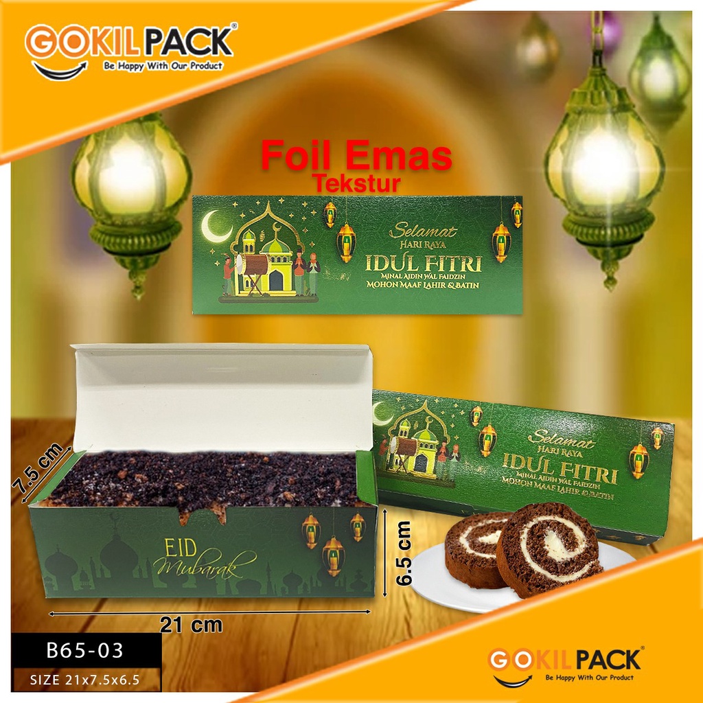 Box Hampers Idul Fitri - Dus Lebaran - Packaging Kue - B65 - Image 4