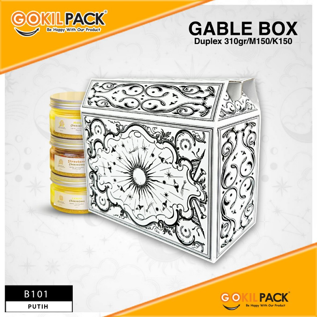 Box Kado - Gable Box - Kotak Hadiah  - Box Spot Uv - B101 - Image 3