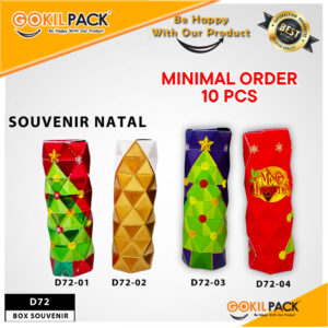 Box Natal / Kotak Kado Christmas /Souvenir Natal / D72