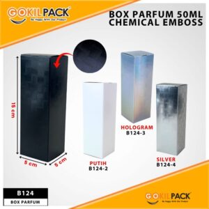 Box Parfum Chemical EMBOS|50 Ml | Sliding Box|5X5X15| B124