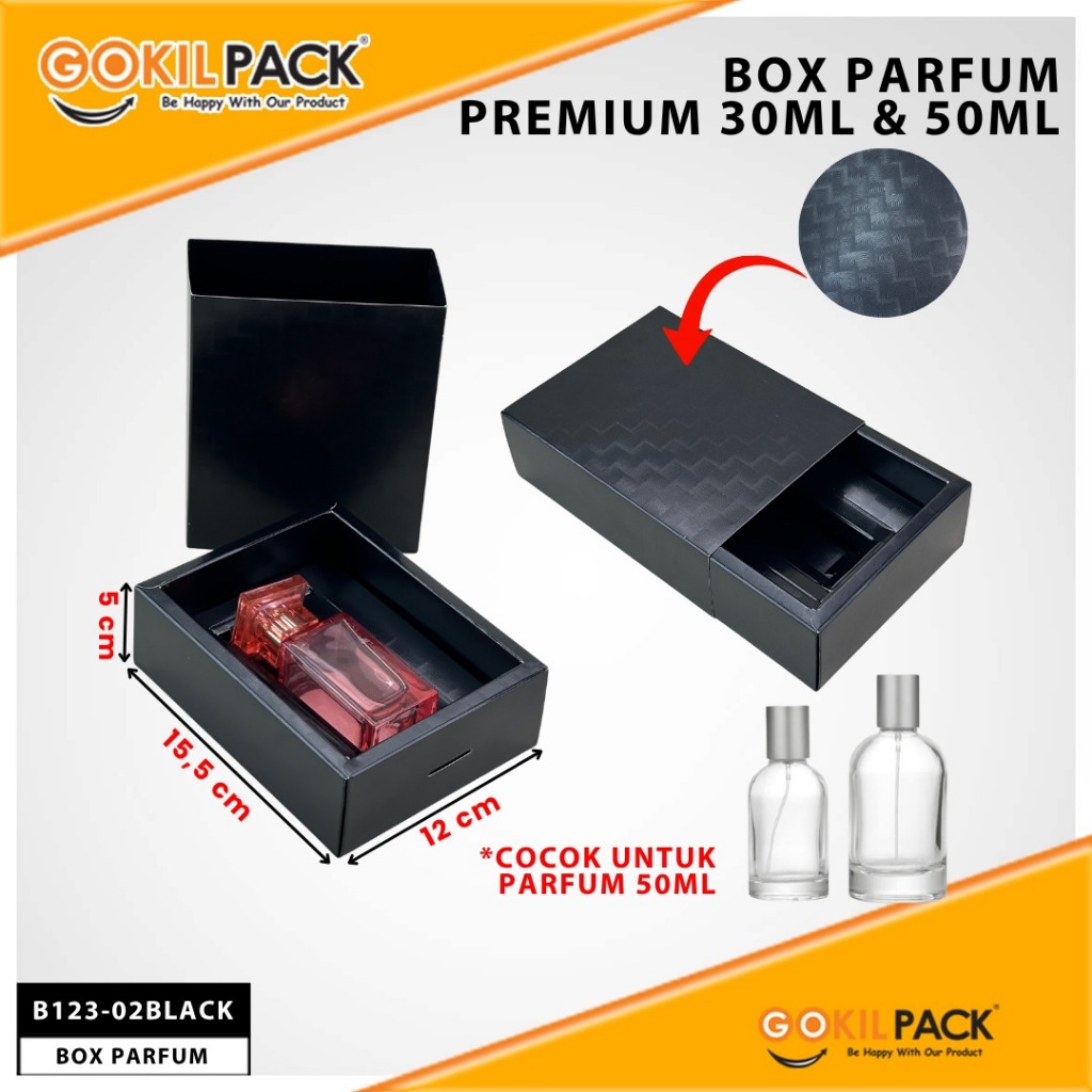 Box Parfum Chemical EMBOS 30- 50 Ml | Sliding Box|15.5x12x5-11.5x6x4.5cm| B123 - Image 6
