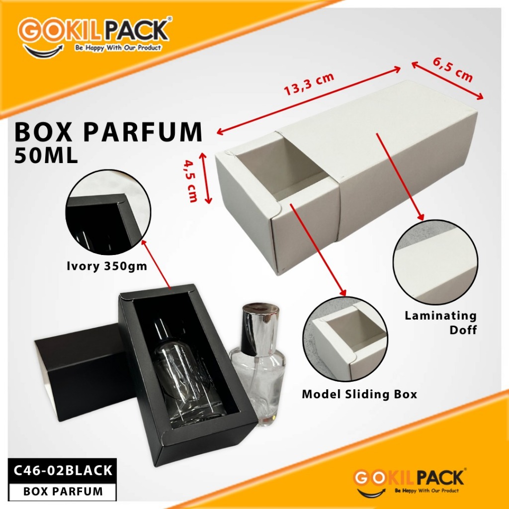 Box Parfum Polosan 30 ml / 50 ml | Sliding Box Parfum Lelabo  | C46 - Image 5
