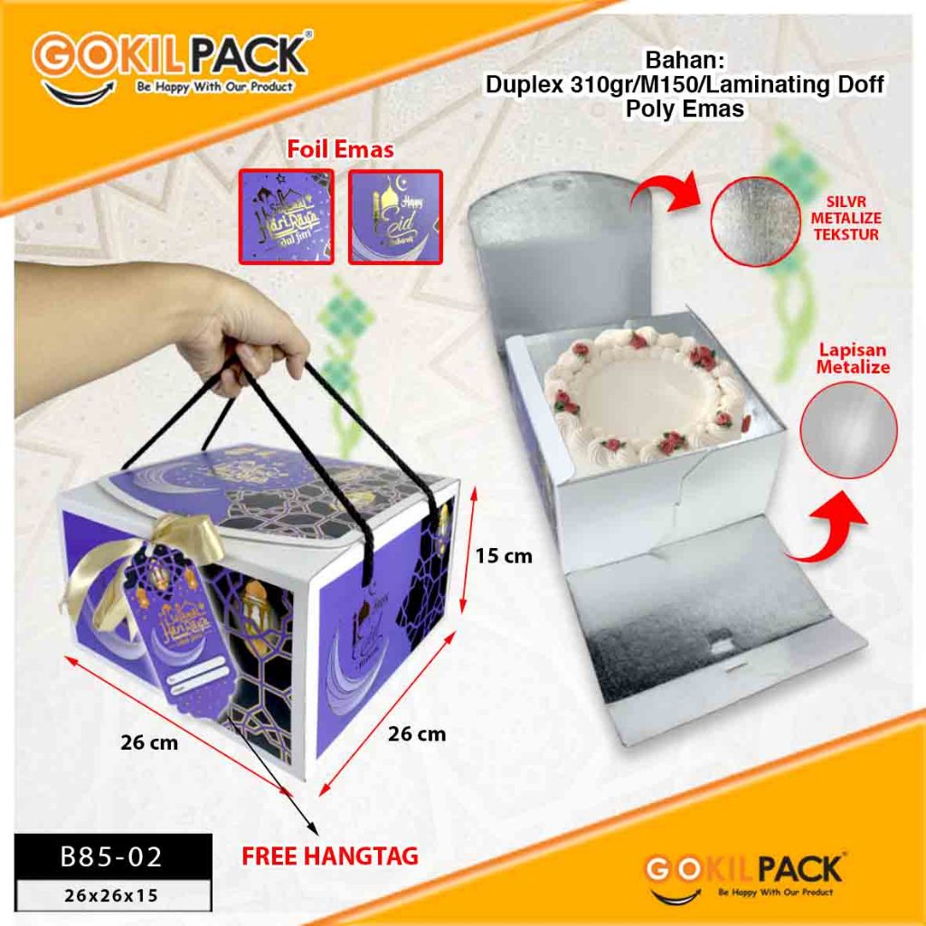 Dus Hampers Lebaran - Kotak Kue Idul Fitri - Hampers Premium - B85 - Image 4