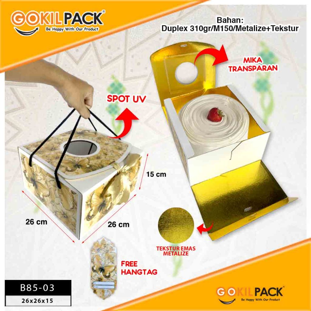 Dus Hampers Lebaran - Kotak Kue Idul Fitri - Hampers Premium - B85 - Image 5