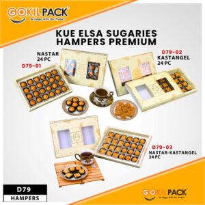ELSA Paket Hampers Kue Nastar Premium 24 Pcs|untuk Hadiah |D79