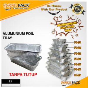GOKILPACK - Alumunium Foil - Foil Tray  Wadah Alumunium Foil Baked Tray - F1