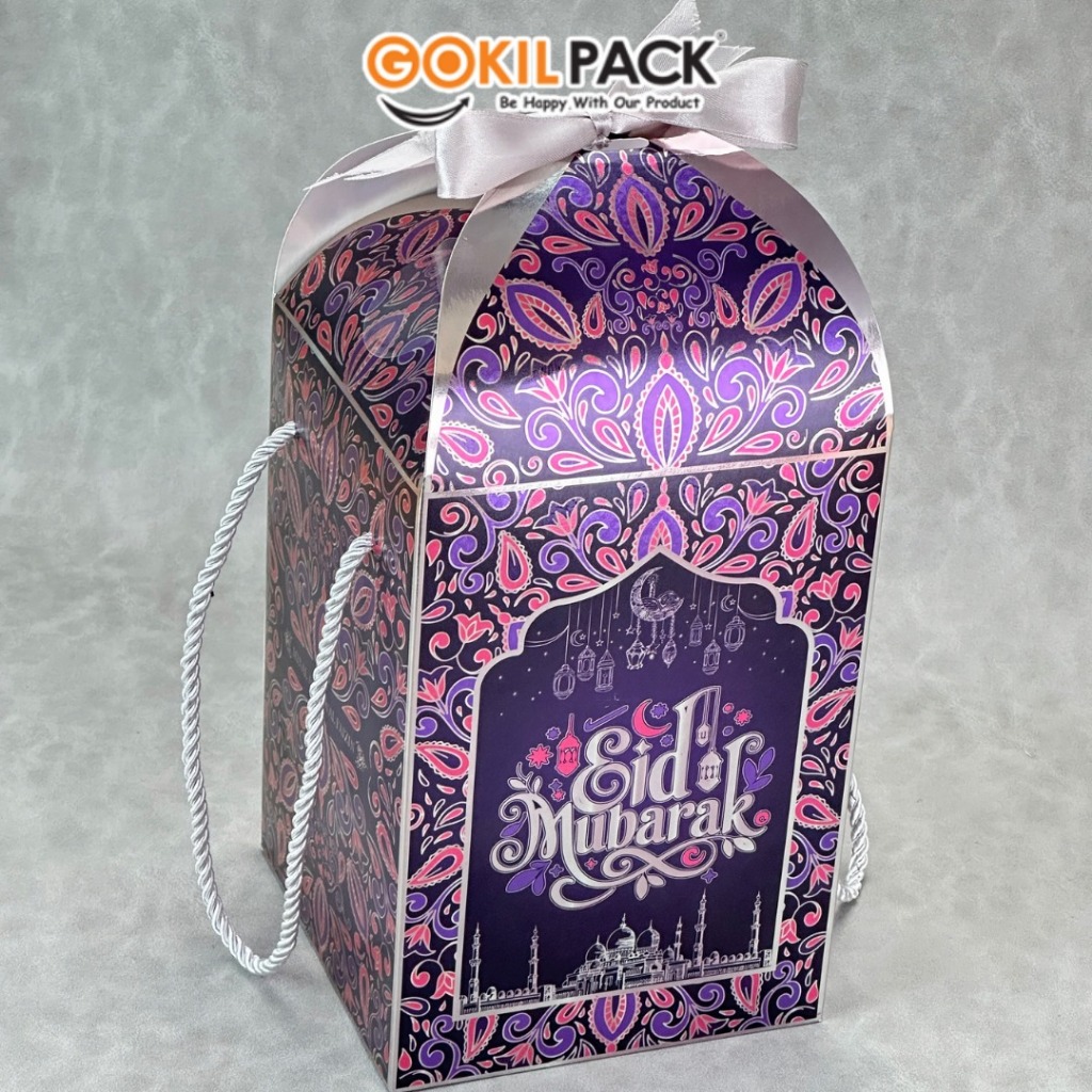 GOKILPACK - Box Kuba Metalize B116 - Wadah Toples 500 Gram Mewah - Kualitas Premium - Hadiah Spesial Ramadhan - Ukuran 15x15x21 cm - Ready Stock - Image 5