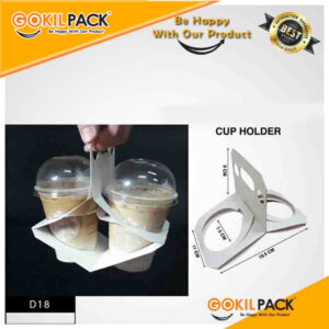 GOKILPACK - Paper Cup Holder - Cup Holder Minuman Murah - D18