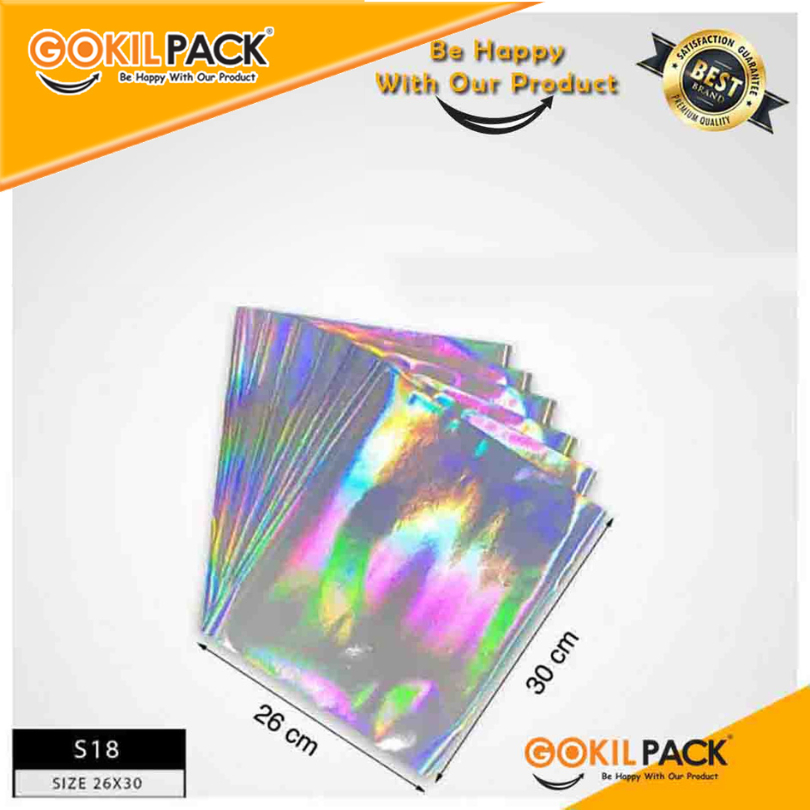 Stiker Hologram|Lembaran|Import|Label|Murah|Aksesoris|26X30CM|S18