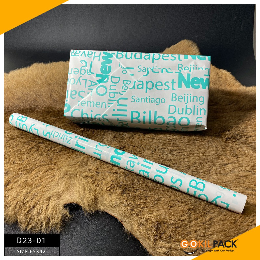 GOKILPACK - Wrapping Paper - Kertas Kado Art Paper 70 Gram - D23 - Image 2