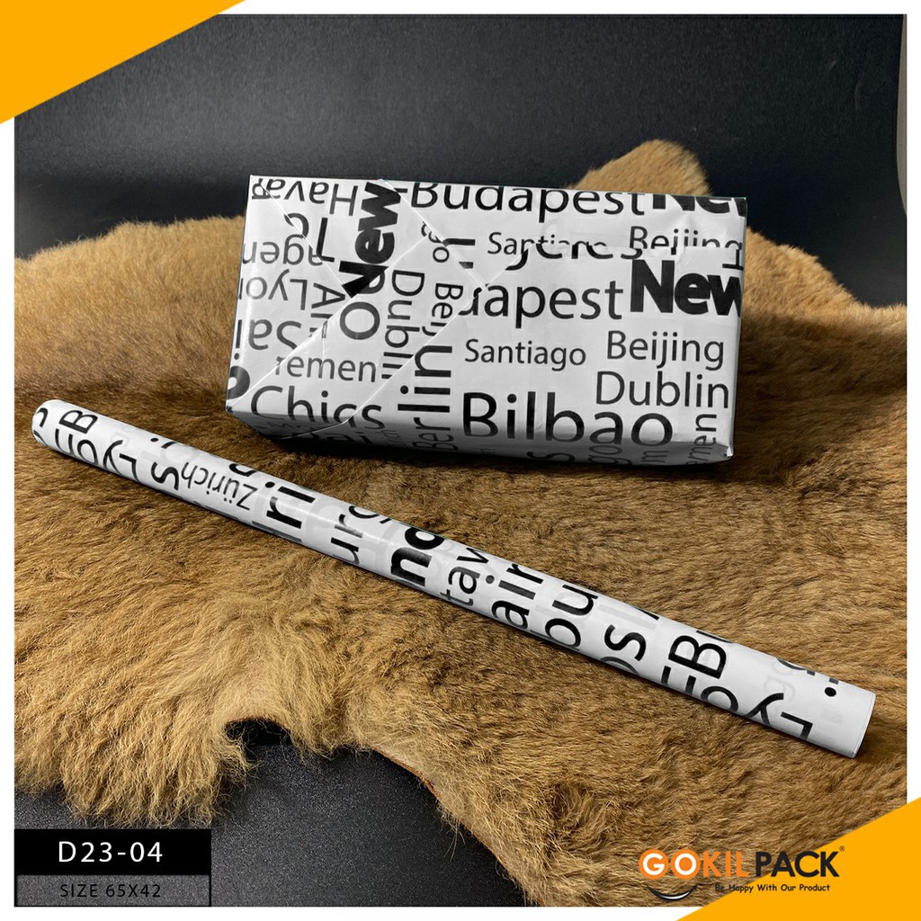 GOKILPACK - Wrapping Paper - Kertas Kado Art Paper 70 Gram - D23 - Image 5