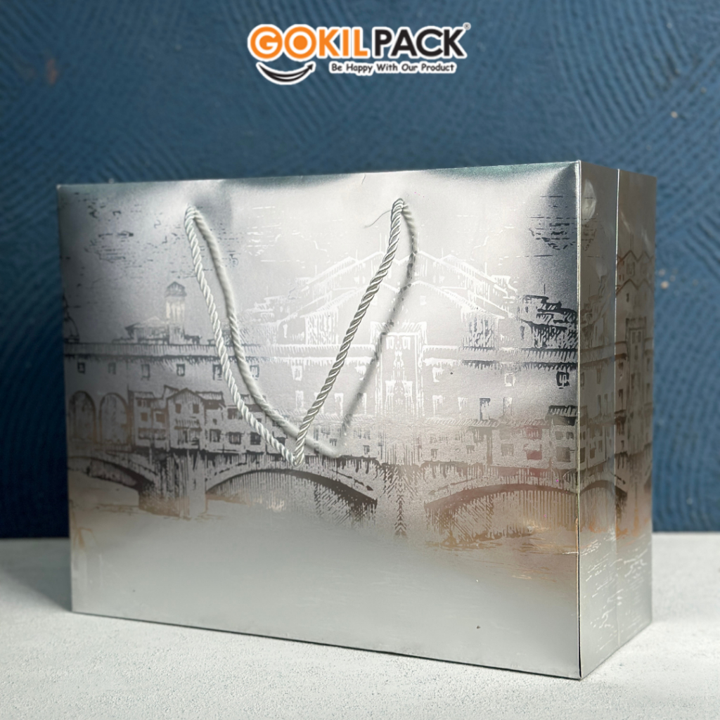 Paper Bag Hadiah Jumbo PB20-01 Motif Ekstetik Premium Gift Bag Tas Kado Jinjing 37,5 cm x 15 cm x 35 cm - Image 3