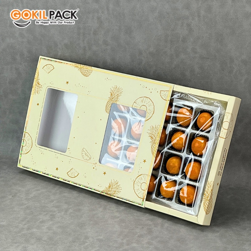 Box Nastar 24 Pcs Premium QualityDus Kue Nastar Coklat & Cake | Ivory 350gr |B120 - Image 4