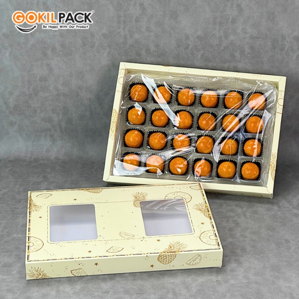 Box Nastar 24 Pcs Premium QualityDus Kue Nastar Coklat & Cake | Ivory 350gr |B120 - Image 5