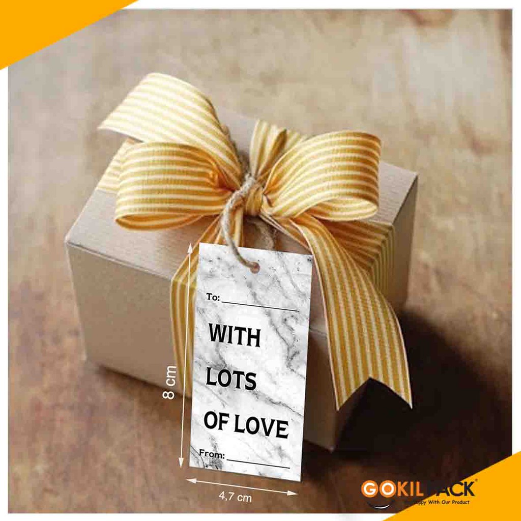 Hang Tag Label baju - Hang Tag Motif 4,7x8 | H25 - Image 2