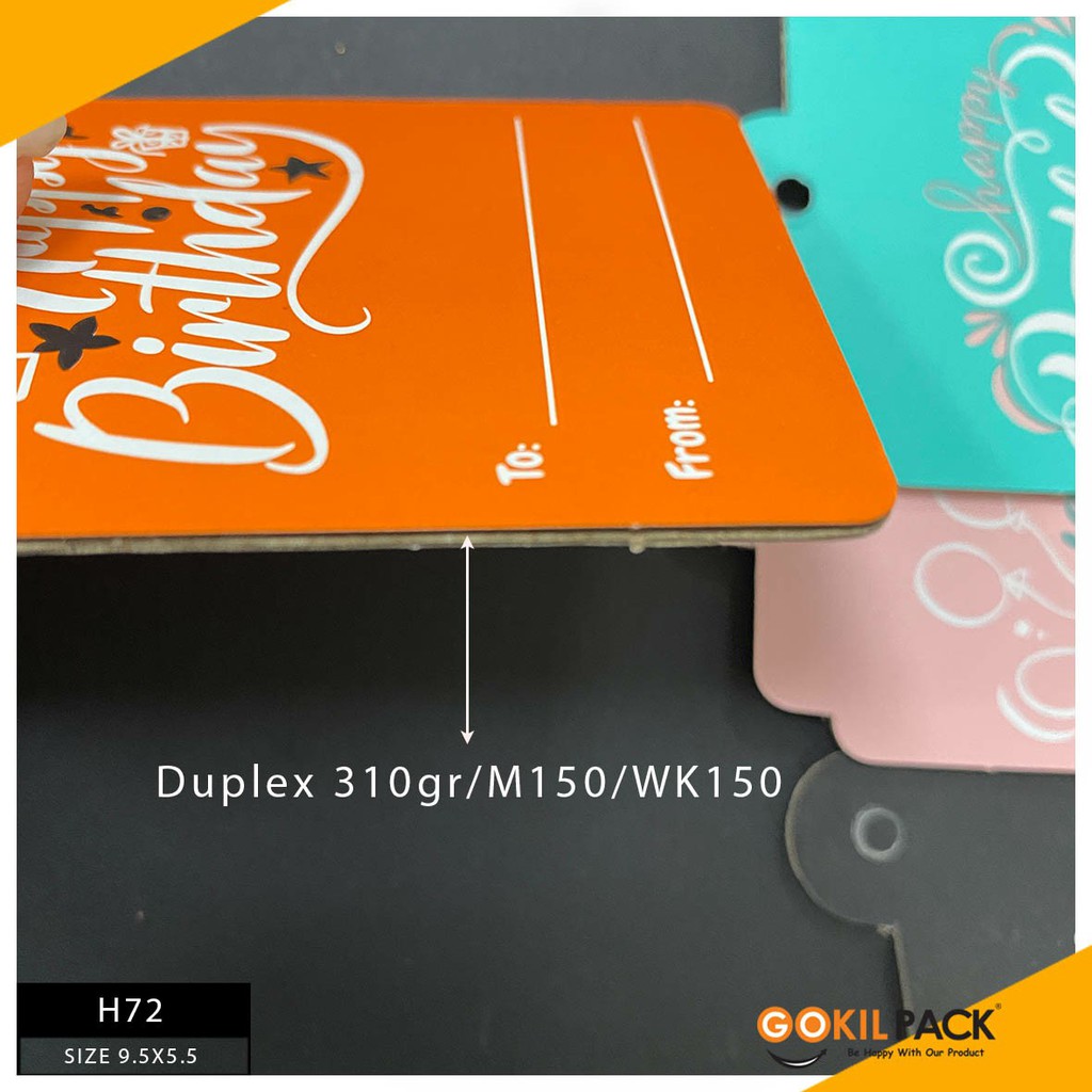 Hangtag-Hangtag Murah-Hangtag Happy Birthday-Hangtag Ulang Tahun-H72 - Image 2