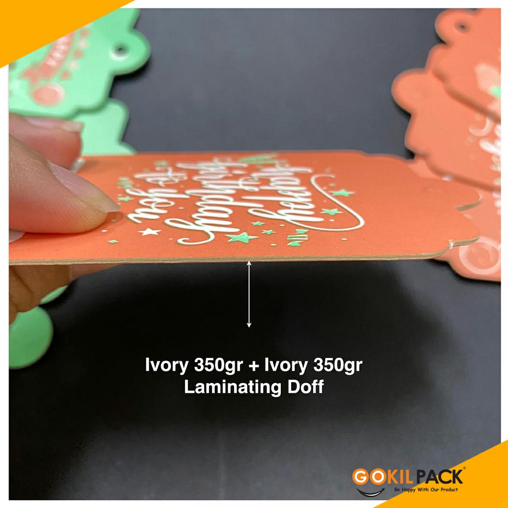 Hangtag|Hangtag Murah|Hangtag Happy Birthday|Hangtag Ulang Tahun|H79 - Image 2