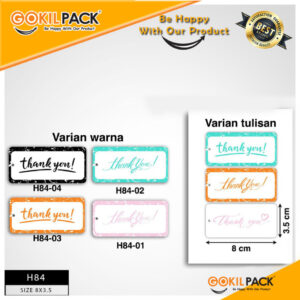 Hangtag-Hangtag Murah-Hangtag Thank You-Hangtag Terima Kasih-H84