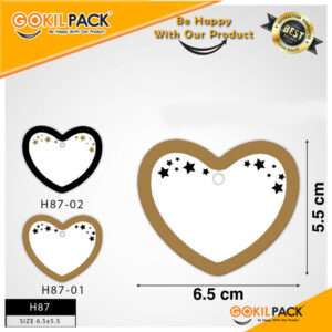 Hangtag|Hangtag murah|Hangtag Ivory|Hangtag Love|H87