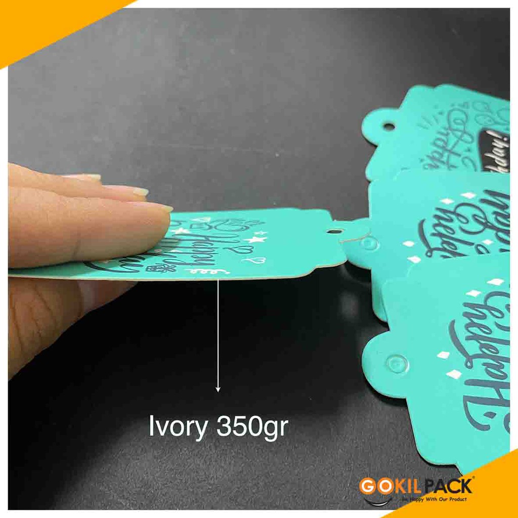 Hangtag - Hangtag Murah - Hangtag Happy Birthday - Hangtag Ulang Tahun - H59 - Image 6