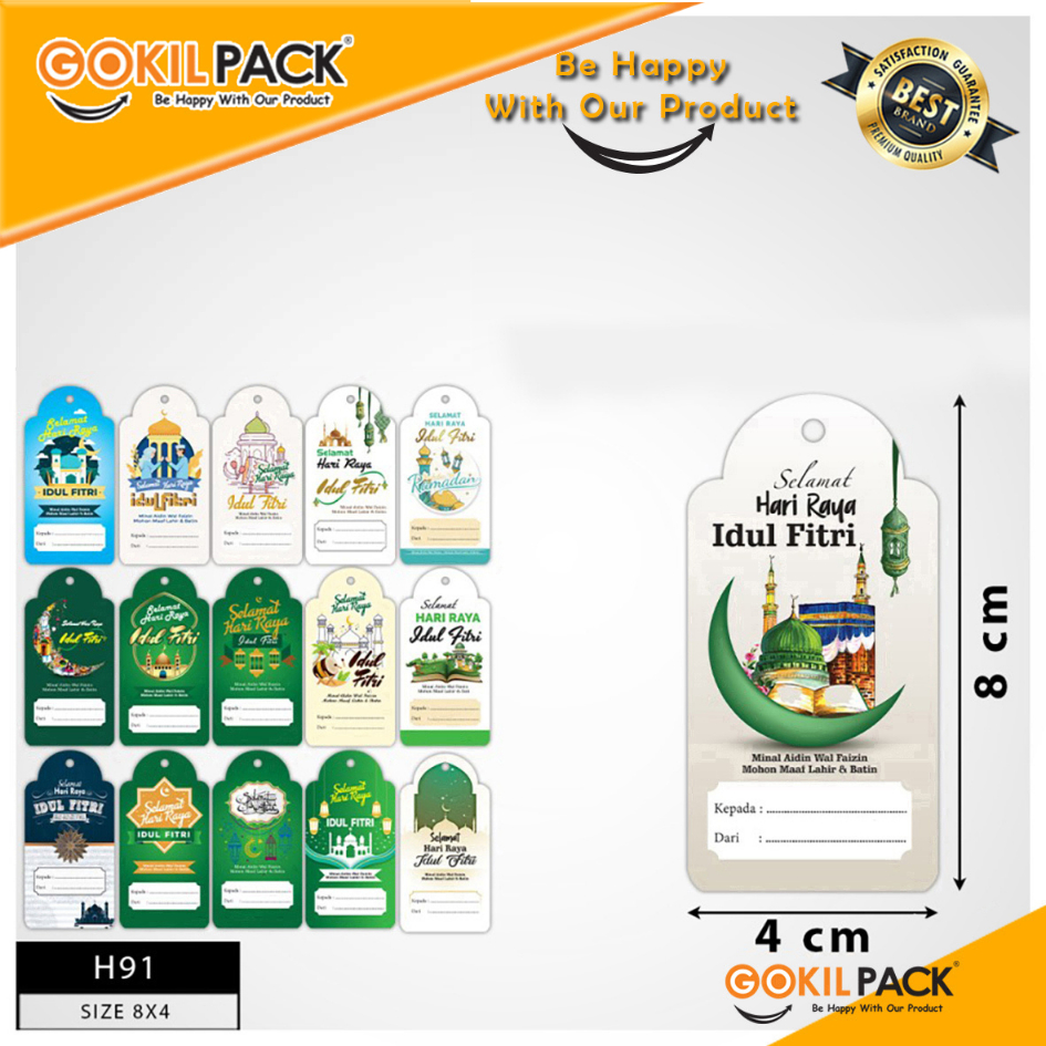 Hangtag|Hangtag lebaran|Hangtag Hari Raya|Hangtag Idul Fitri|H91