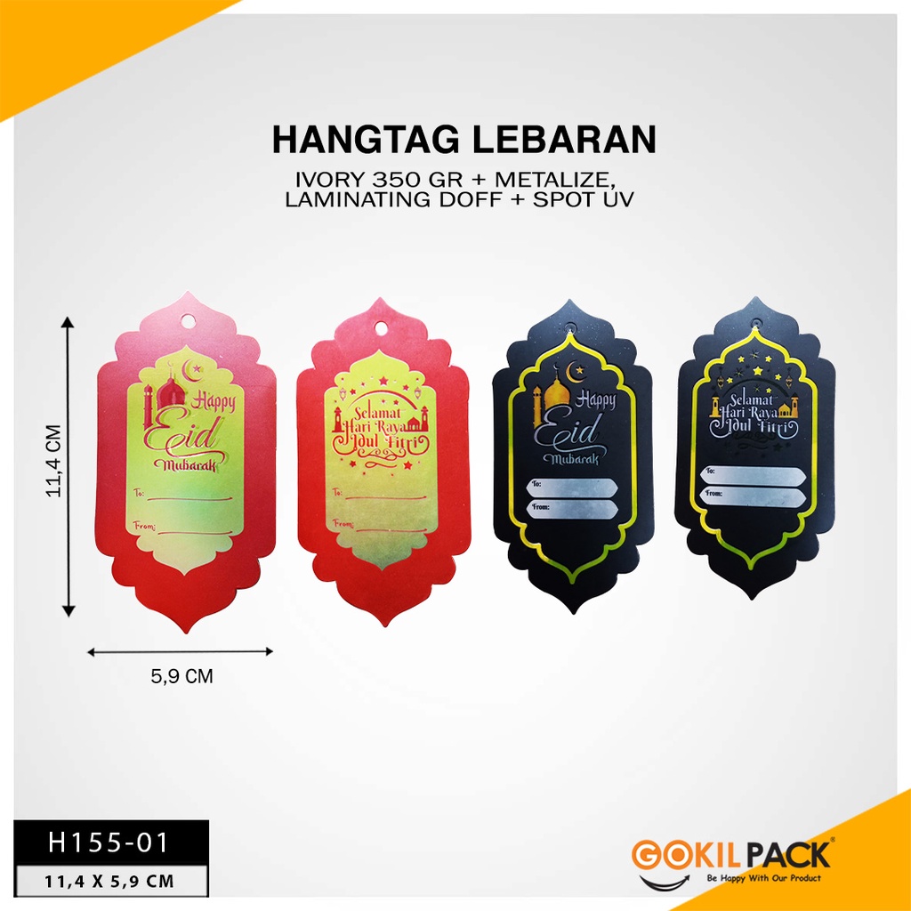 Hangtag|Hangtag Murah|Hangtag Lebaran|Hantag Idul Fitri|H155 - Image 2