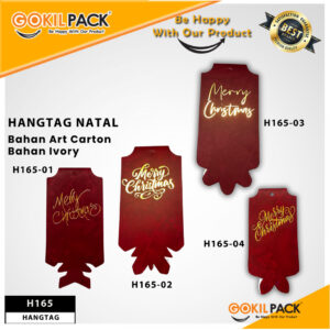 Hangtag Natal/Hangtag Merry Christmas/Aksesoris Natal/Hiasan NatalH165