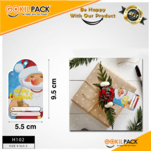 SULTAN - Hangtag Merry Christmas - Hangtag kado Murah - H102