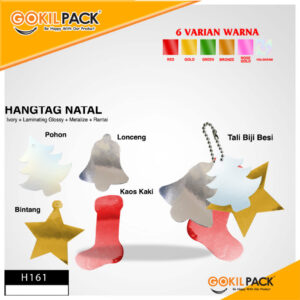 Hangtag Natal - Tag Aksesoris  - Hangtag Merry Christmass - H161
