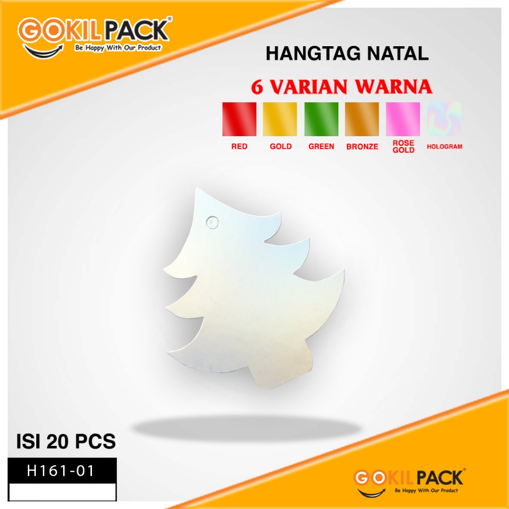 Hangtag Natal - Tag Aksesoris  - Hangtag Merry Christmass - H161 - Image 2