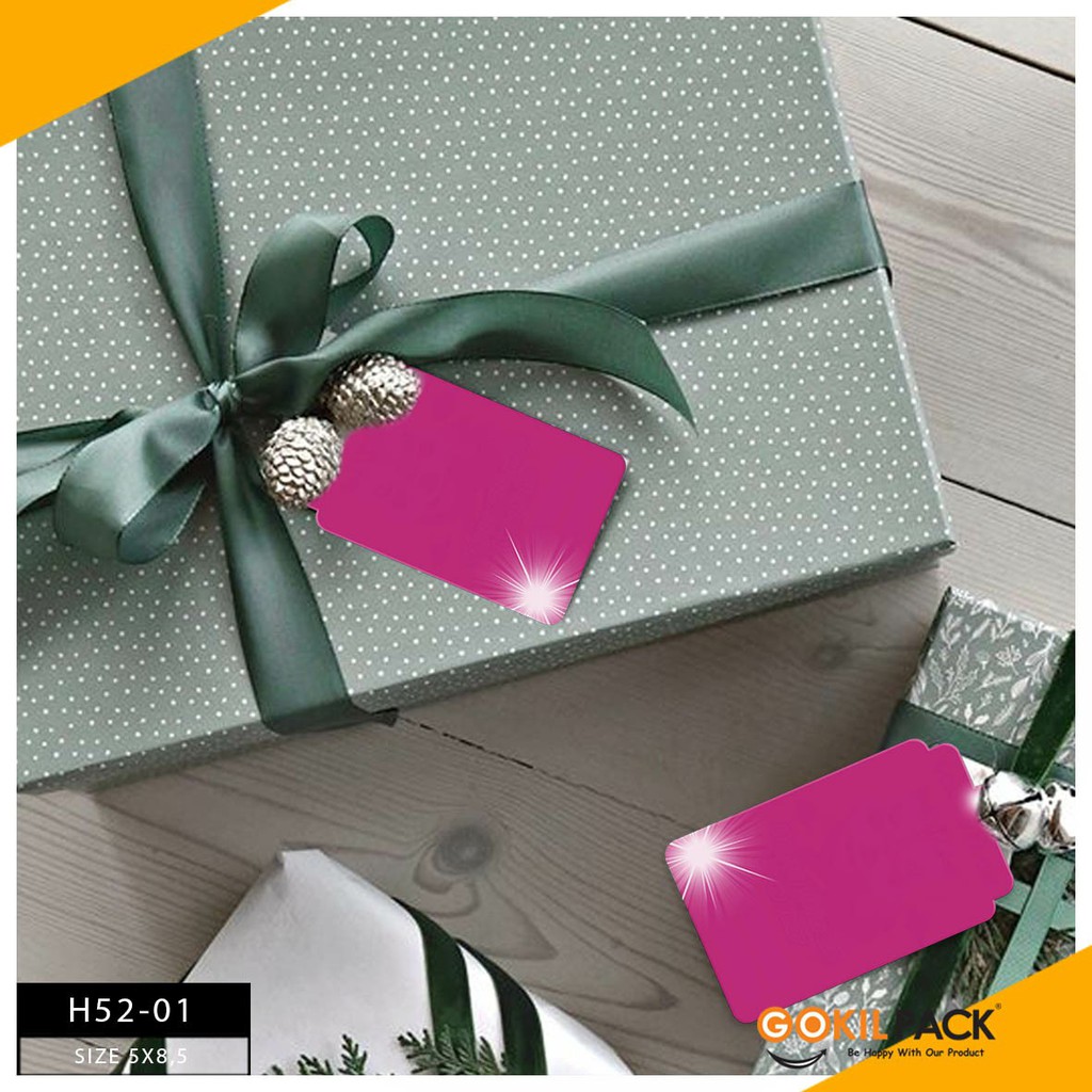 Hangtag Pink | Hangtag Serbaguna | Duplex | 5x8.5 Hangtag Murah | H52 - Image 2