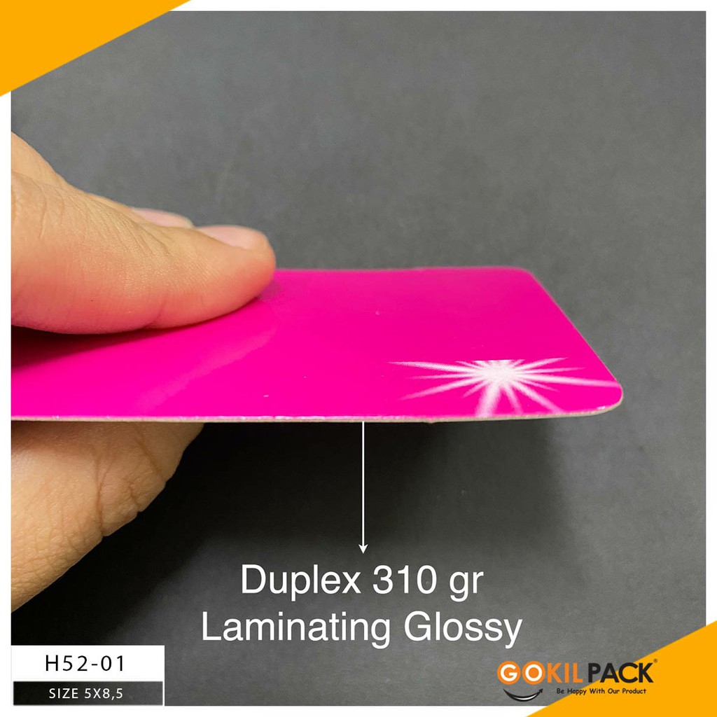 Hangtag Pink | Hangtag Serbaguna | Duplex | 5x8.5 Hangtag Murah | H52 - Image 3