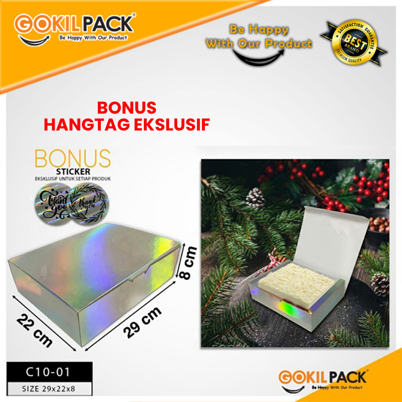 Kotak kue|Kotak Makanan|Kotak Murah|Dus packaging|Kotak Hologram C10