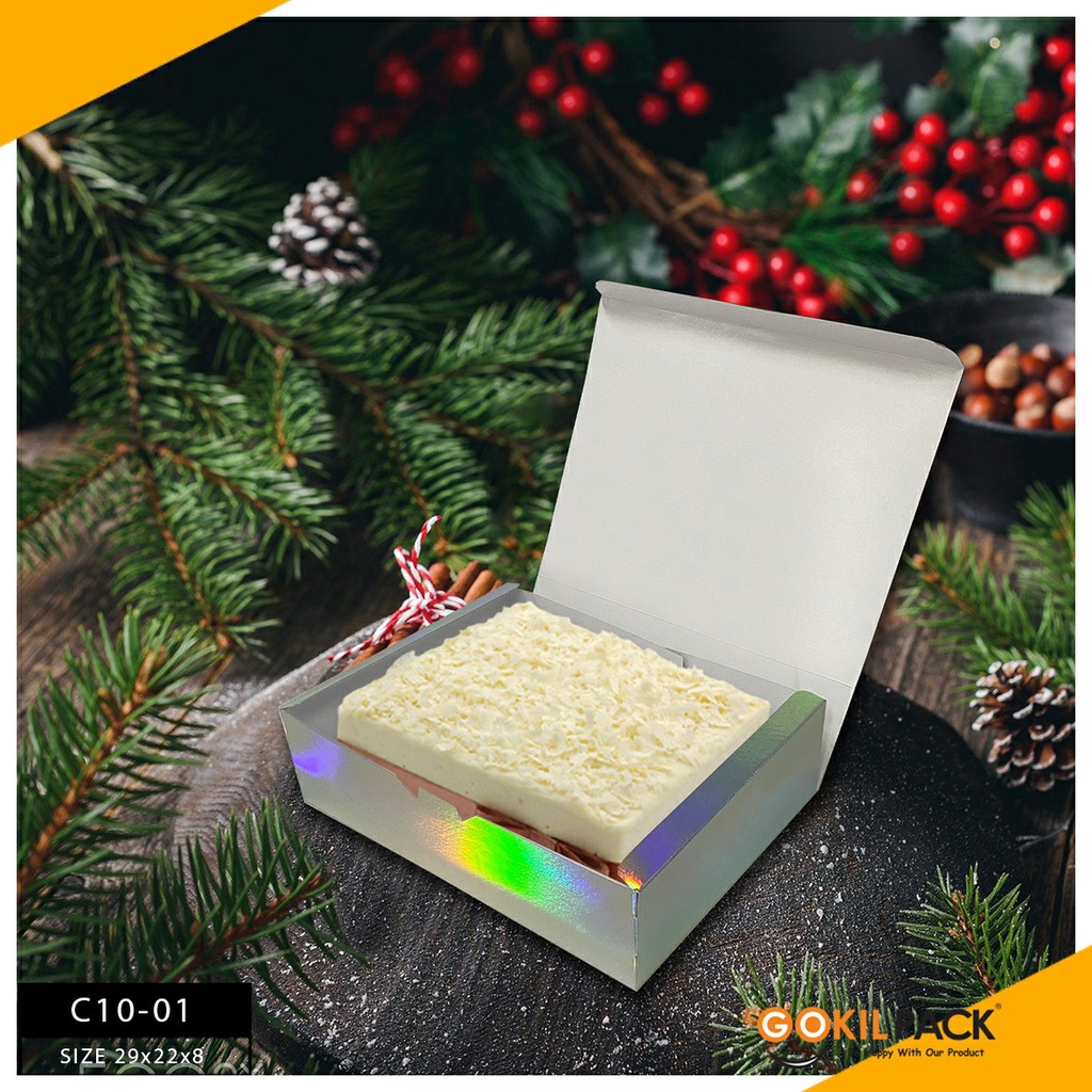 Kotak kue|Kotak Makanan|Kotak Murah|Dus packaging|Kotak Hologram C10 - Image 2